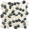 stone pebbels white/antracite